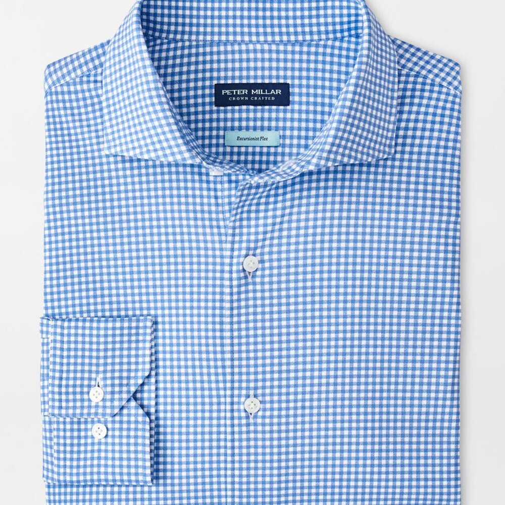 Peter Millar Excursionist Flex Gingham Sport Shir… - image 4